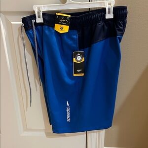 Speedo Navy and Royal Blue Swim Trunks